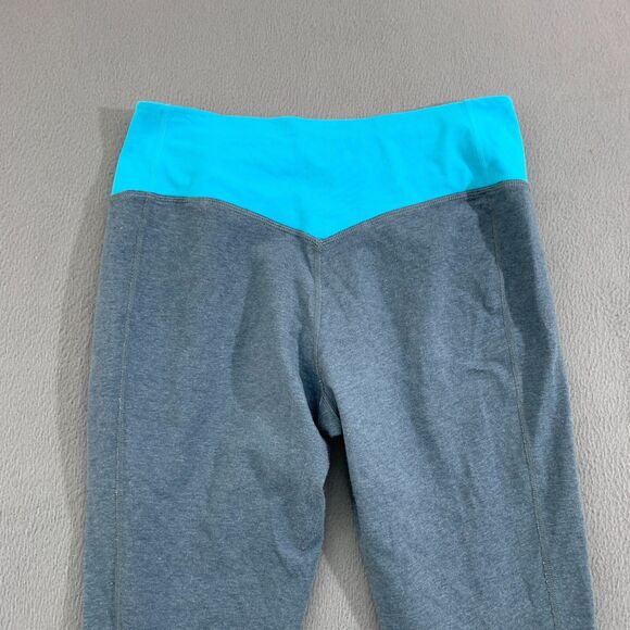 Nike Dri-Fit Pants Women's Medium Blue Yoga Fitness Workout Color Block - Picture 13 of 14